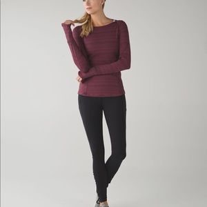 Lululemon Kanto Catch me long sleeve top size 6